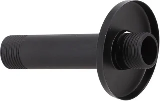 Doucheverlenging plafondbeugel 10-30 cm mat zwart