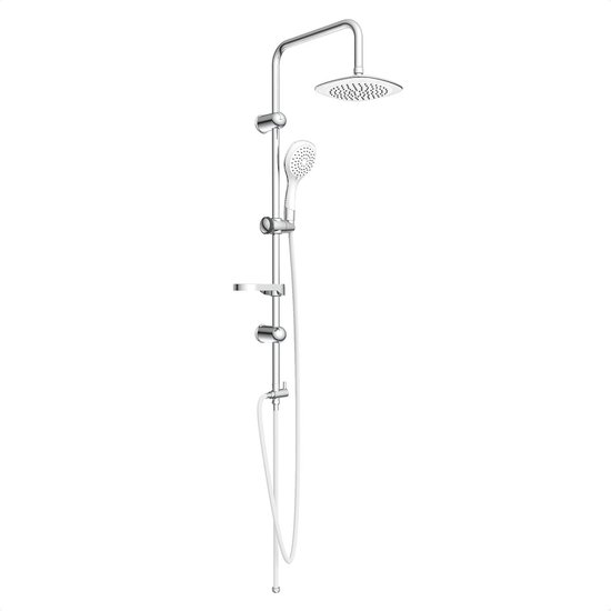 Douchezuil ChromeWhite Regendouche Handdouche