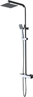 Douchezuil chroom thermostatisch