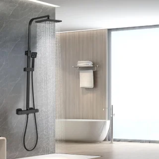 Douchezuil met handdouche