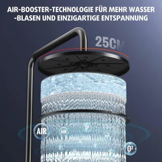 Douchezuil zwart