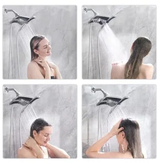 Dubbele douchekop comboset