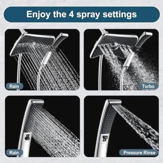 Dubbele douchekop comboset