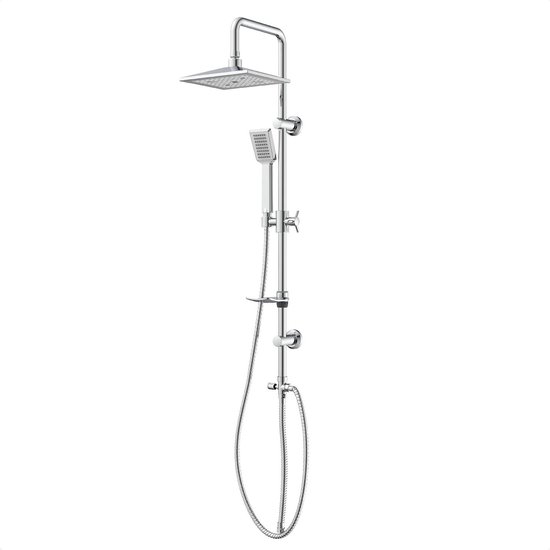 EASY COOL Douchezuil 2-in-1 Chroom