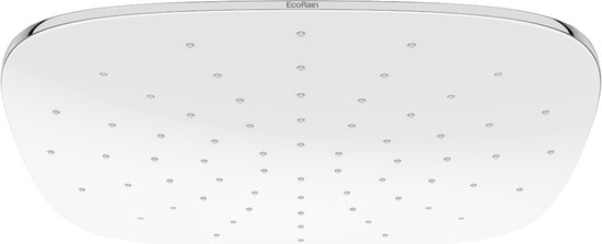EcoRain© Kay 25 CM Rechthoekige Regendouchekop Chroom review