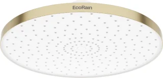 EcoRain Regendouchekop 25 cm Rond Geborsteld Goud