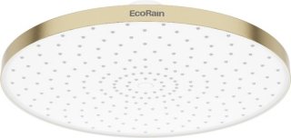 EcoRain Regendouchekop 25 cm Rond Geborsteld Goud review