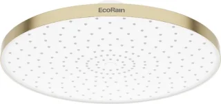EcoRain Regendouchekop 25 cm Rond Geborsteld Goud