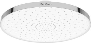 De EcoRain Regendouchekop 25 cm rond mat chroom in één oogopslag