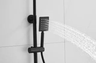 Edmondo Opbouw Doucheset type 6045 Mat Zwart