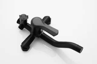 Edmondo Opbouw Doucheset type 6045 Mat Zwart