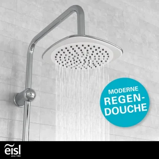 EISL DUSCHTRAUM Hoofddouche set Chroom-Wit