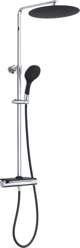 EISL GRANDE VITA hoofddouche set thermostaat chroom-zwart review