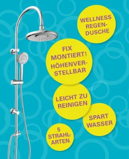 EISL SOMMERREGEN hoofddouche set chroom