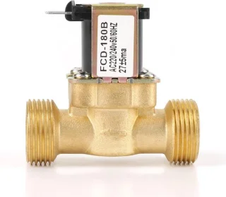 Elektrisch 2-weg waterinlaatventiel 230 V 3/4 inch normaal gesloten magneetventiel