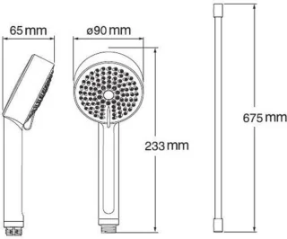 Elektrische douche 10,8 kW chroom