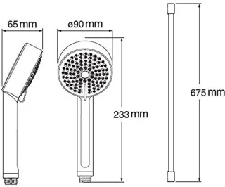 Elektrische douche 10,8 kW chroom
