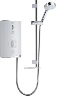 Elektrische douche 10.8 kW wit en chroom