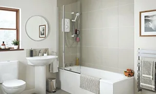 Elektrische douche Chroom