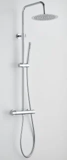 ERFU Thermostatische Douchekolom Chroom/Wit
