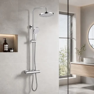 ERFU thermostatische regendoucheset