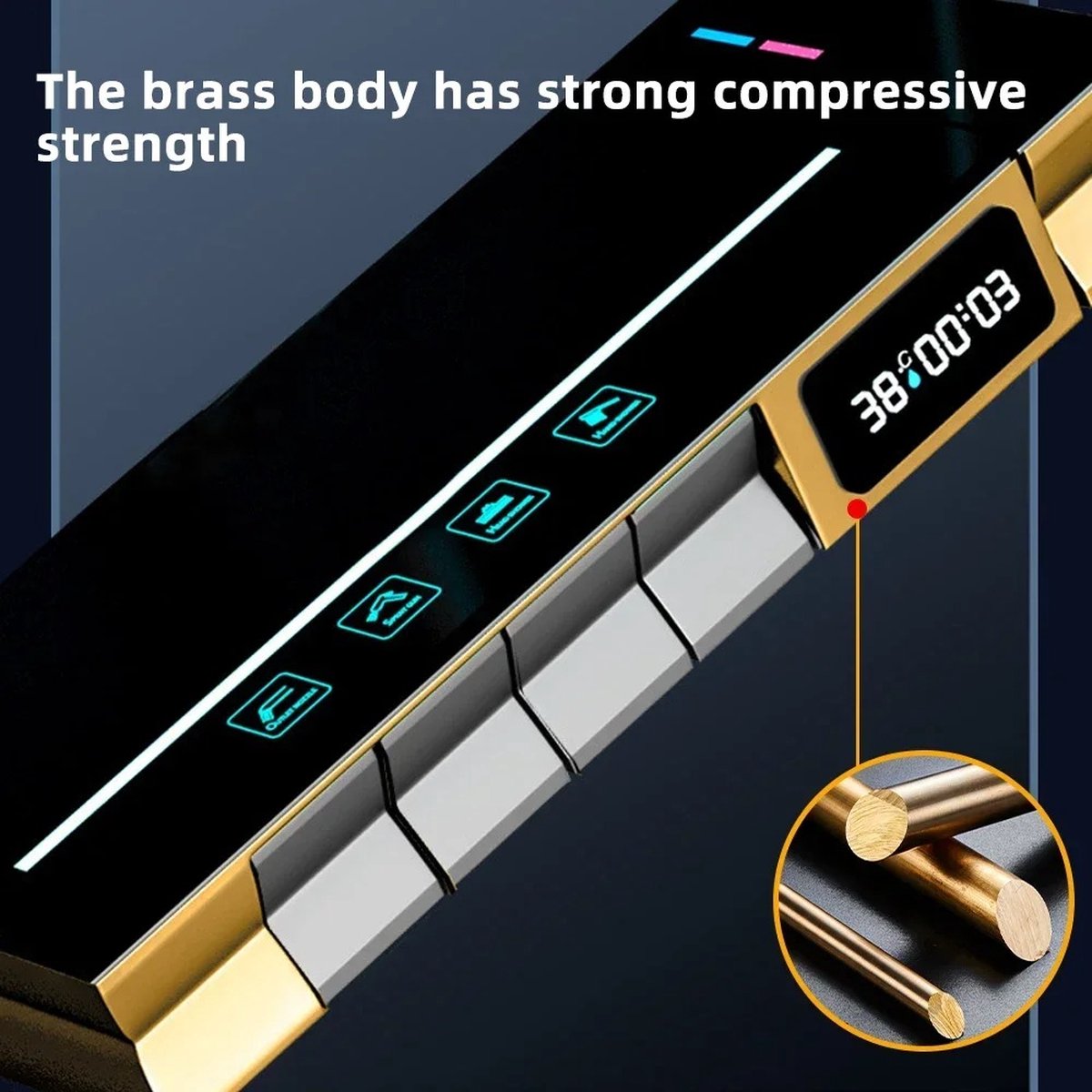 Wat vinden we goed aan de Eszenzics Luxe Digitale Regendouche 30cm RVS