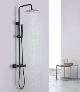 Excellent Wellness Doucheset TD004-2A Mat Zwart
