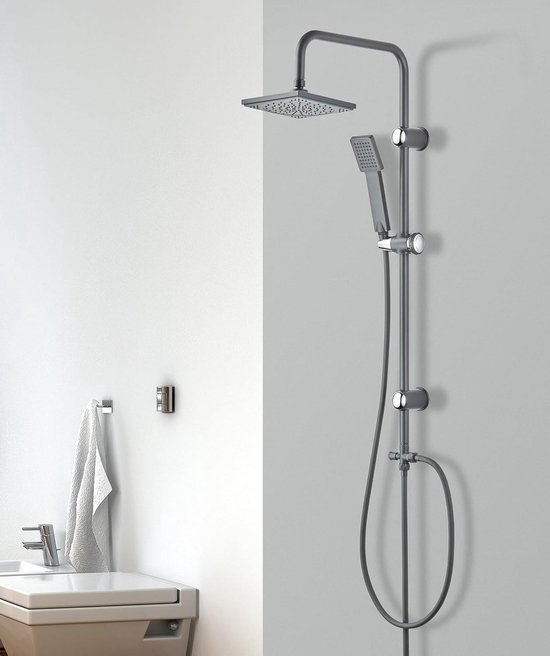 Fine Shower Nakia Douchepaneel Mat Donkergrijs