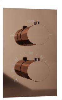 Fortifura Calvi Inbouw Regendoucheset 25cm Koper PVD