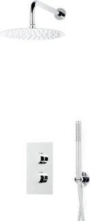 Fortifura Calvi Inbouw Regendoucheset Chromen Thermostatisch