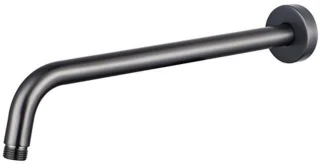 Fortifura Calvi Inbouw Regendoucheset Rond Thermostatisch Geborsteld Gunmetal PVD