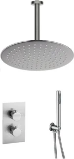 Fortifura Calvi Inbouw Regendoucheset Thermostatisch 25cm Plafondarm
