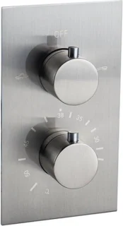 Fortifura Calvi Inbouw Regendoucheset Thermostatisch 25cm Plafondarm