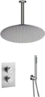 Fortifura Calvi Inbouw Regendoucheset Thermostatisch 25cm Plafondarm