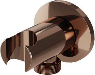 Fortifura Calvi Inbouw Regendoucheset Thermostatisch 25cm Ronde Handdouche Geborsteld Koper