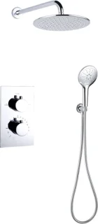 Fortifura Calvi Inbouw Regendoucheset Thermostatisch Chroom