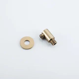 Fortifura Calvi Inbouw Regendoucheset Thermostatisch Geborsteld Messing Goud