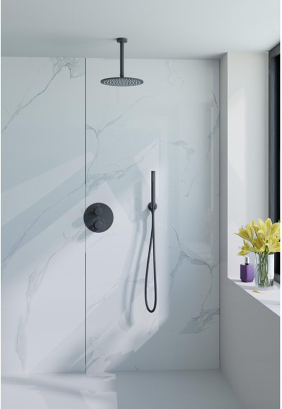 Fortifura Calvi Inbouw Regendoucheset Zwart Mat review