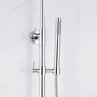 Fortifura Calvi Regendoucheset Thermostatisch 30cm Chroom