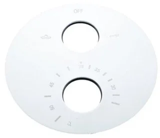 Fortifura Calvi thermostatische regendoucheset rond chroom