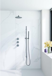 Fortifura Nebbio Regendoucheset Inbouw Glijstang Metaal Gemonteerd Gunmetal