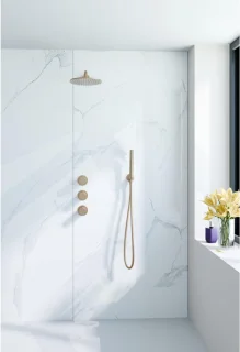 Fortifura Nebbio Regendoucheset inbouw messing PVD goud