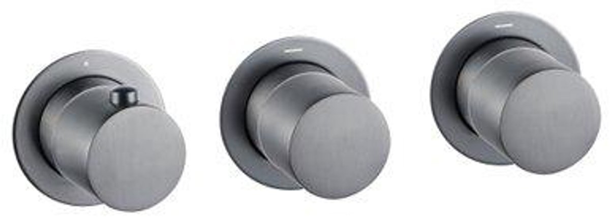 Wat vinden we goed aan de Fortifura Nebbio Regendoucheset Inbouwdeel Gunmetal