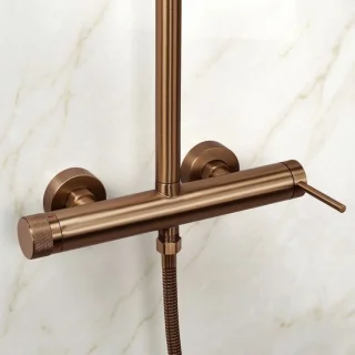 Foss Clif doucheset brush copper
