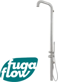 FugaFlow Bacelo Douchepaneel Geborsteld RVS