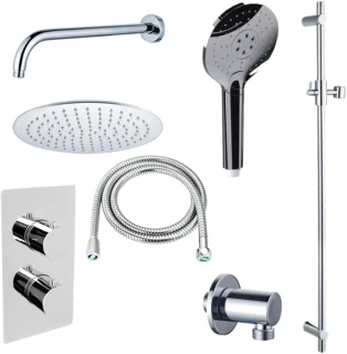 FugaFlow Eccelente Acces Inbouw Regendoucheset