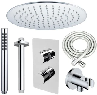 FugaFlow Eccelente Acces Inbouw Regendoucheset Chroom