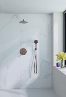 FugaFlow Eccelente Acces Inbouw regendoucheset - Geborsteld koper (PVD) review