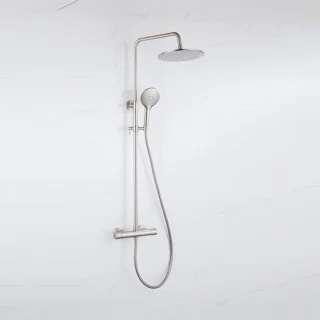 FugaFlow Eccelente Acces Regendoucheset - Geborsteld RVS PVD