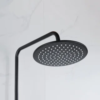 FugaFlow Eccelente Acces Regendoucheset mat zwart